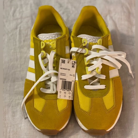 COPY - NWT Adidas Hazy Yellow Retropy E5, Men’s 9 - Picture 2 of 8